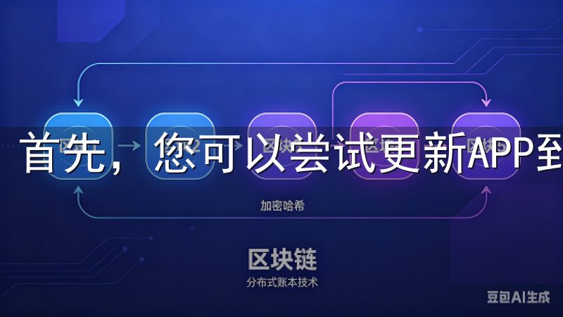 首先,您可以尝试更新APP到最新版本。