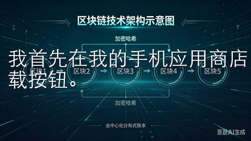 我首先在我的手机应用商店中搜索“比特交易所”，然后点击下载按钮。