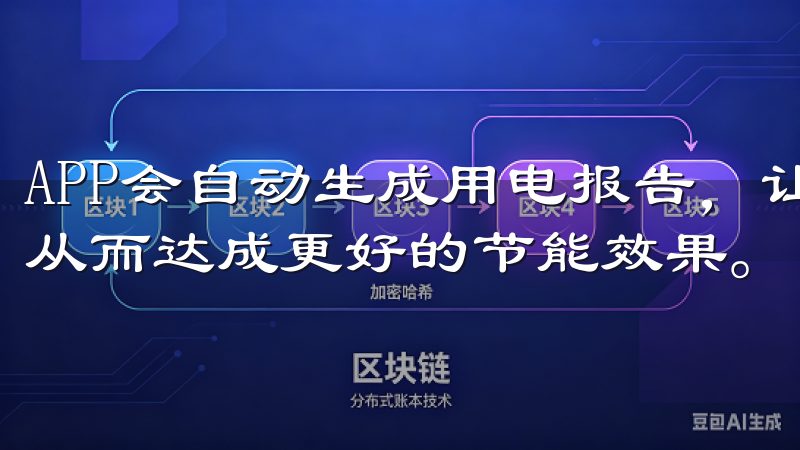 APP会自动生成用电报告，让用户清晰了解用电高峰和低谷，从而达成更好的节能效果。