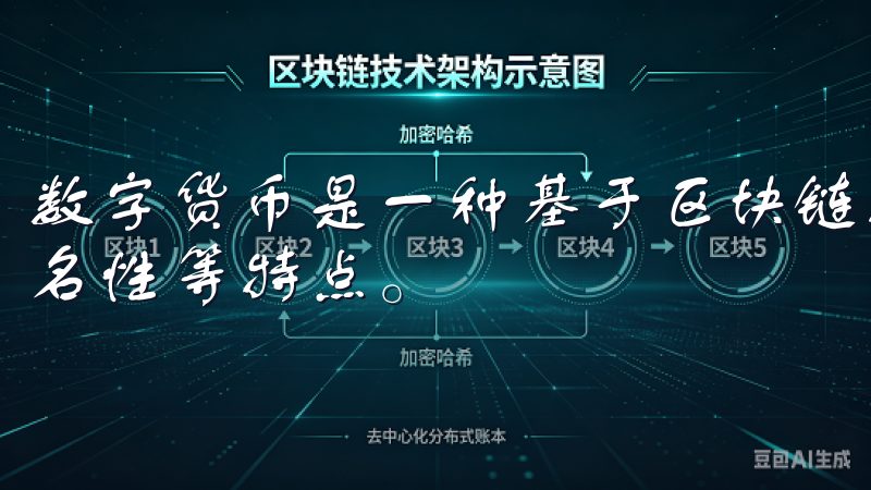 数字货币是一种基于区块链技术的虚拟货币，具有去中心化和匿名性等特点。