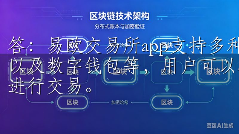答:易欧交易所app支持多种支付方式,包括银行卡、信用卡以及数字钱包等,用户可以根据自己的方便选择适合的支付方式进行交易。