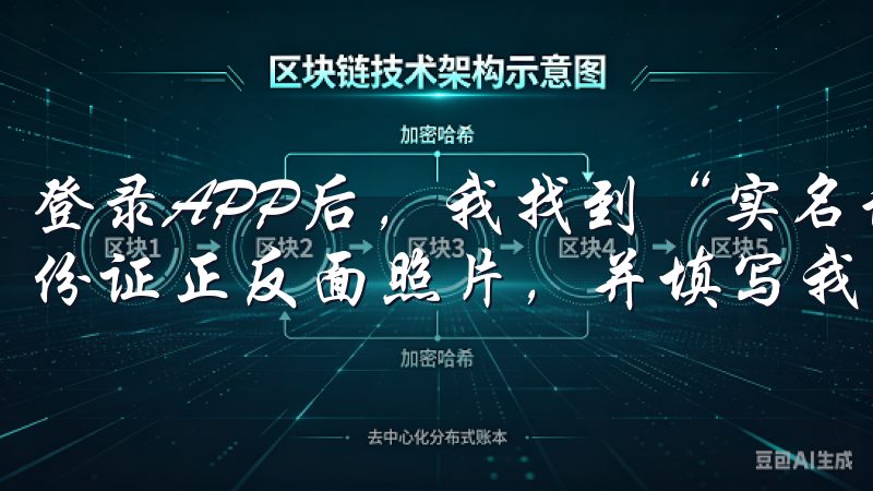 登录APP后，我找到“实名认证”选项，按照提示上传我的身份证正反面照片，并填写我的真实姓名和身份证号码。