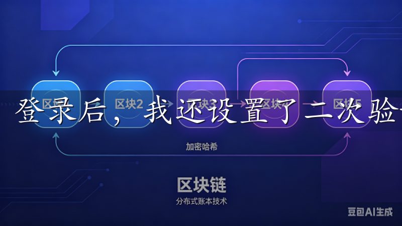 登录后，我还设置了二次验证，以确保我的账户安全。