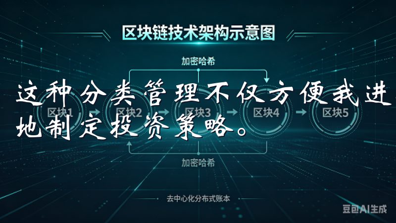这种分类管理不仅方便我进行日常的资产监控,还能帮助我更好地制定投资策略。