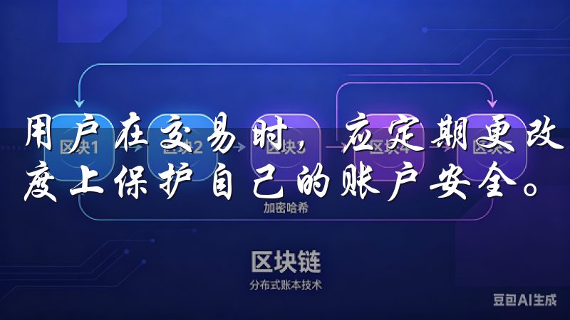 用户在交易时,应定期更改密码,并确保使用强密码,以最大程度上保护自己的账户安全。
