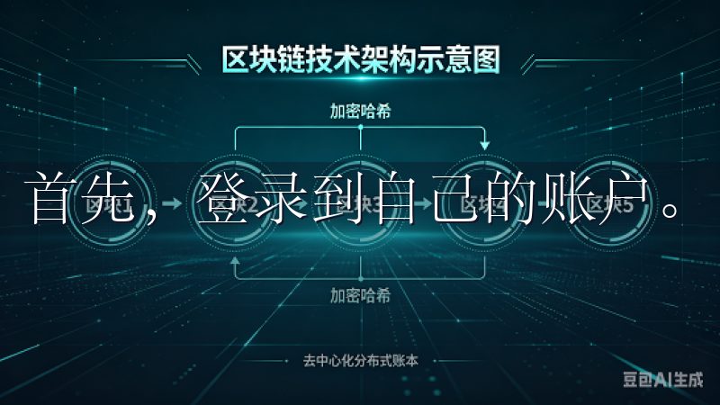 首先，登录到自己的账户。