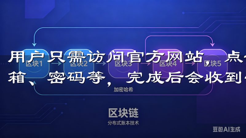 用户只需访问官方网站，点击注册按钮，填写相关信息，例如邮箱、密码等，完成后会收到一封确认邮件。