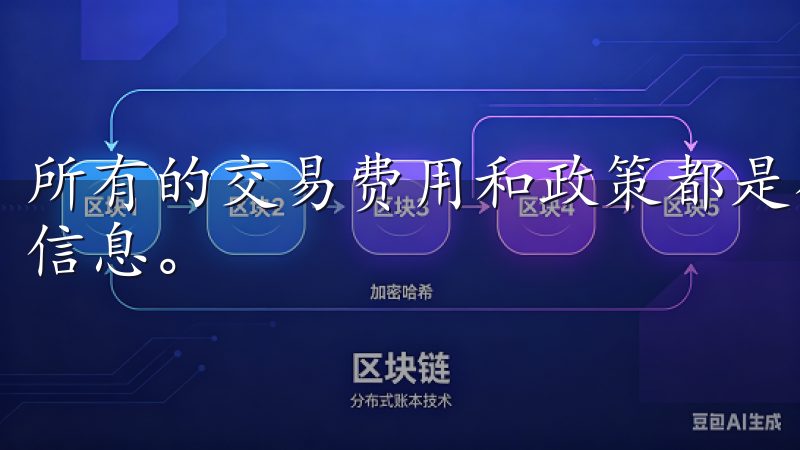 所有的交易费用和政策都是公开透明的,用户可以随时查询相关信息。
