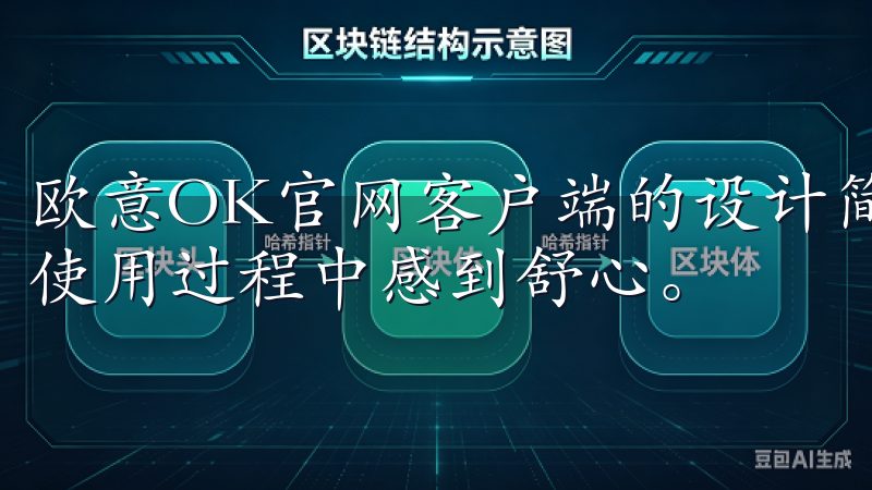 欧意OK官网客户端的设计简洁而又实用,界面清爽,让用户在使用过程中感到舒心。