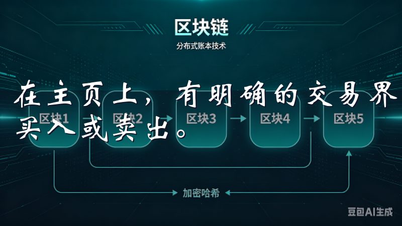 在主页上，有明确的交易界面，用户可以选择不同的交易对进行买入或卖出。