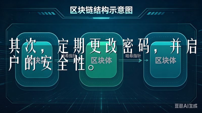 其次，定期更改密码，并启用两步验证（2FA）功能，增加账户的安全性。
