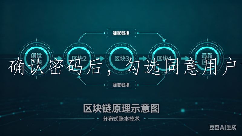 确认密码后，勾选同意用户协议，然后点击“注册”按钮。