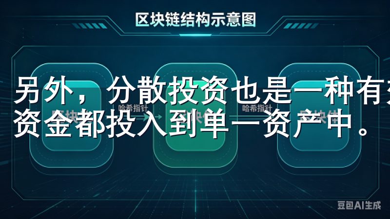 另外，分散投资也是一种有效的风险管理策略，尽量避免将所有资金都投入到单一资产中。