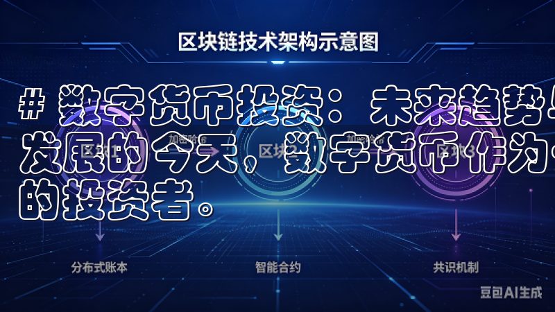 # 数字货币投资：未来趋势与盈利策略分析 在数字经济蓬勃发展的今天，数字货币作为一种新兴资产类别，吸引了越来越多的投资者。