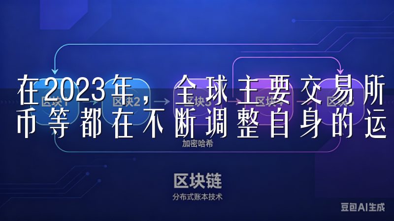 在2023年，全球主要交易所如币安、Coinbase和火币等都在不断调整自身的运营策略以应对市场变化。
