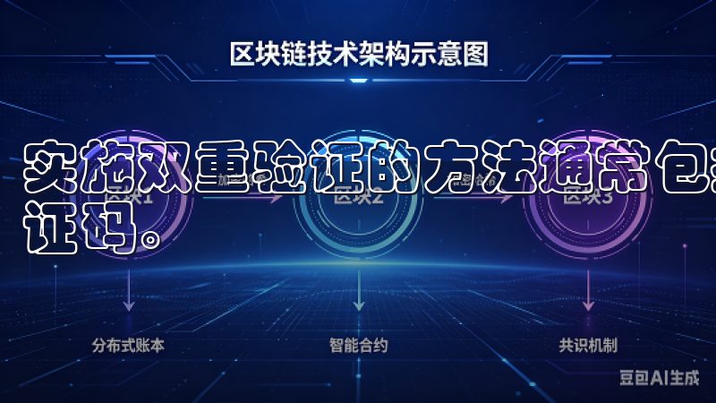 实施双重验证的方法通常包括短信验证和移动应用程序生成的验证码。