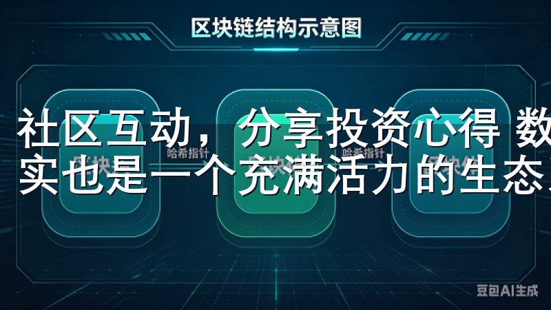 社区互动，分享投资心得 数字货币投资不仅是个人的独行，其实也是一个充满活力的生态系统。