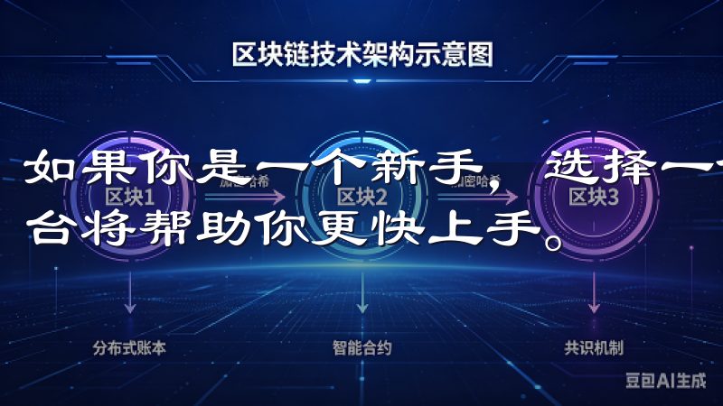 如果你是一个新手，选择一个操作简单且支持丰富教学资料的平台将帮助你更快上手。