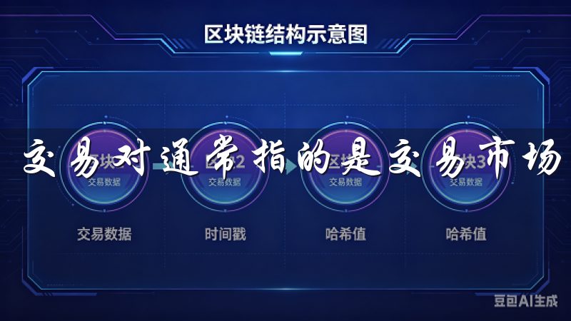 交易对通常指的是交易市场中可互相交换的两种资产。